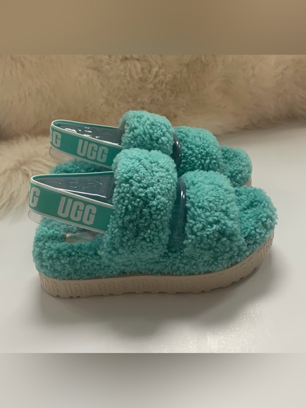 BRAND NEW UGG Fluffita Tide Pool Aqua - Picture 5 of 7